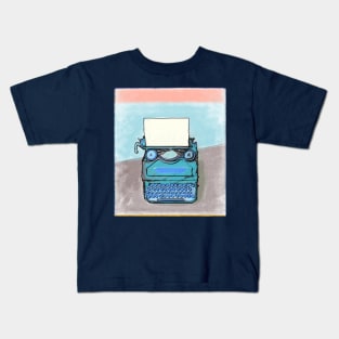 Writer's Muse -Corona Portable Typewriter Kids T-Shirt